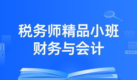 税务师精品小班-财务与会计